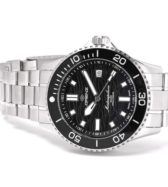 Orologio Lorenz Montenapoleone Diver 090010AA Nero