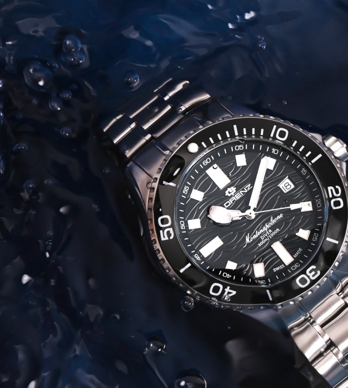 Orologio Lorenz Montenapoleone Diver 090010AA Nero