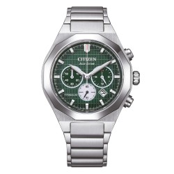 Citizen Zenshin Senkei Crono Super Titanio CA4691-59X Verde